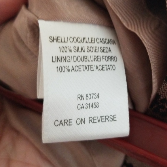 BCBGMaxazria metallic rose cocktail dress - Picture 5 of 5